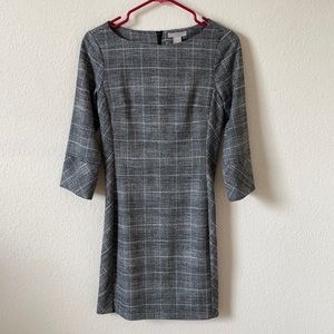 HM Plaid Dress - Quarter Sleeve